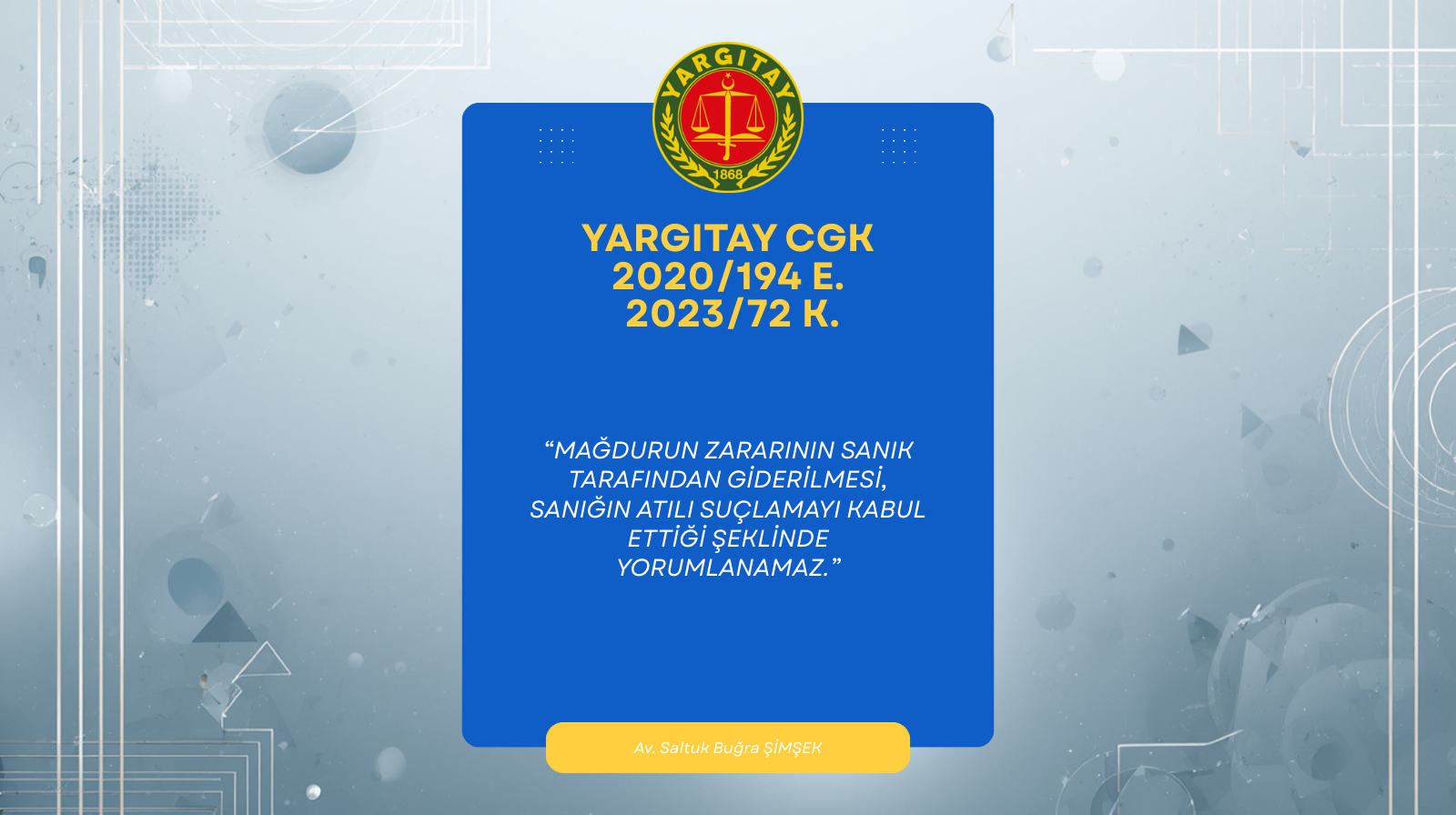 ZARAR GİDERMEK SUÇLAMAYI KABUL ETMEK ANLAMINA GELİR Mİ?